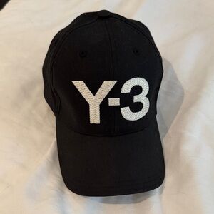 Adidas Y-3 Yohji Yamamoto Classic Black Baseball Cap w/58cm limited edition